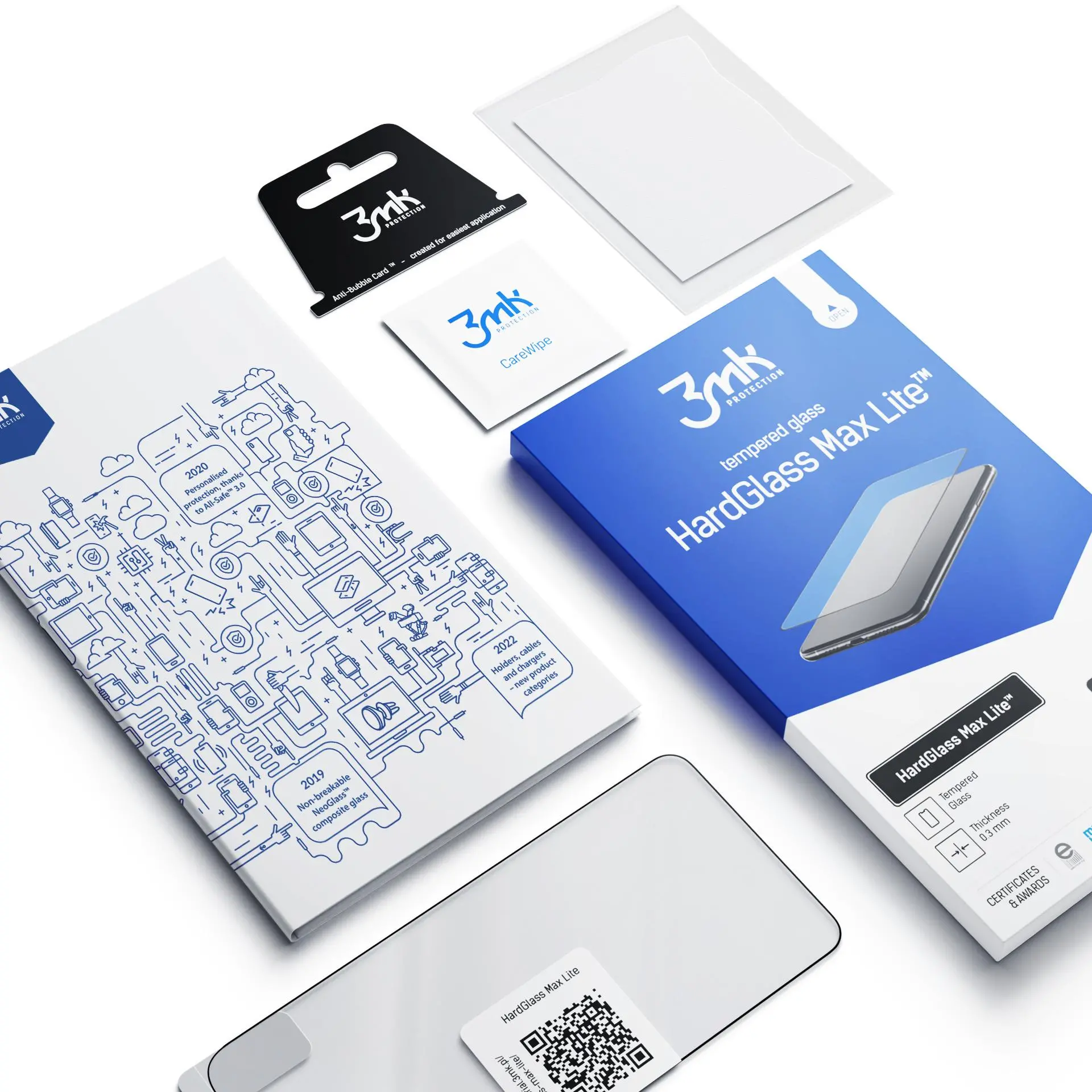 Szkło hartowane 3mk HardGlass Max Lite do iPhone 15 Pro