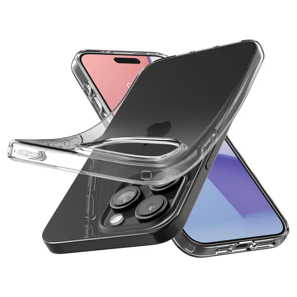 Etui Spigen Crystal Flex do iPhone 15 Pro crystal clear