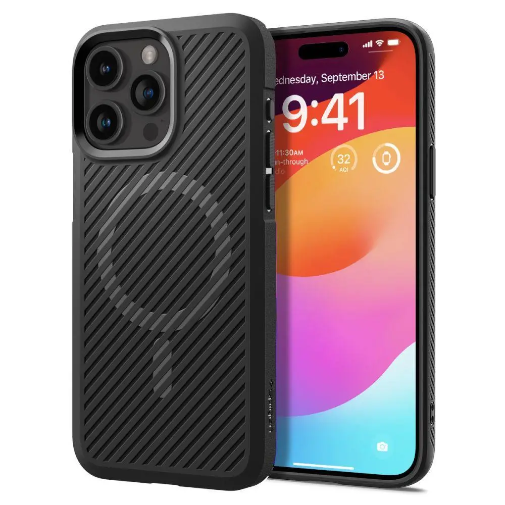 Etui Spigen Core Armor MagFit do iPhone 15 Pro Czarny