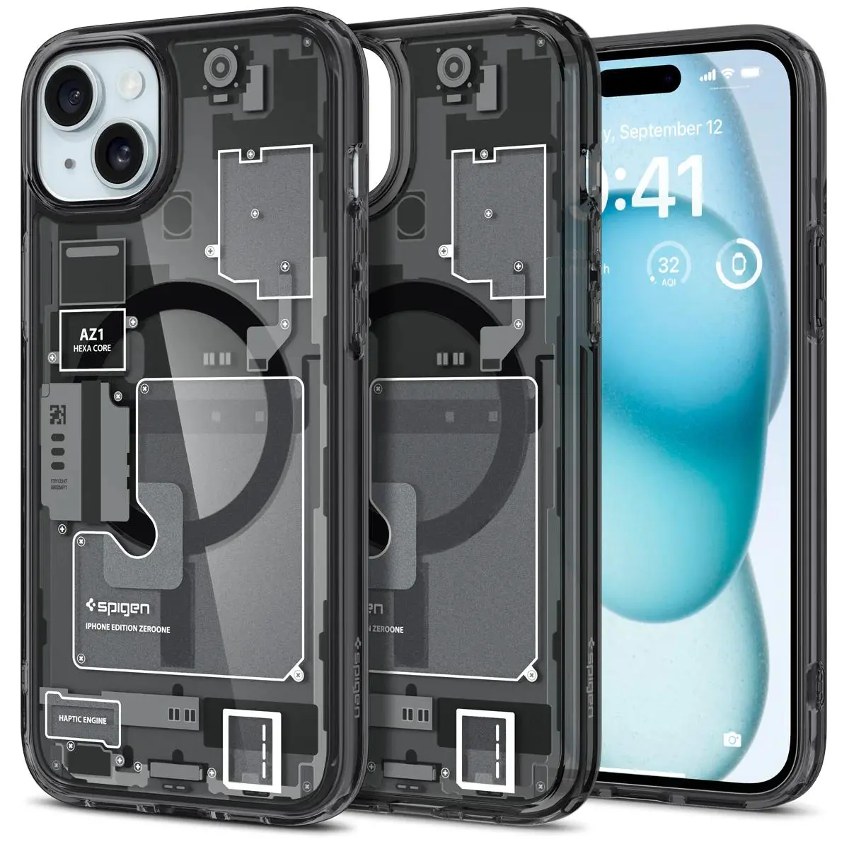 Etui Spigen Ultra Hybrid MagFit do iPhone 15 Plus zero one