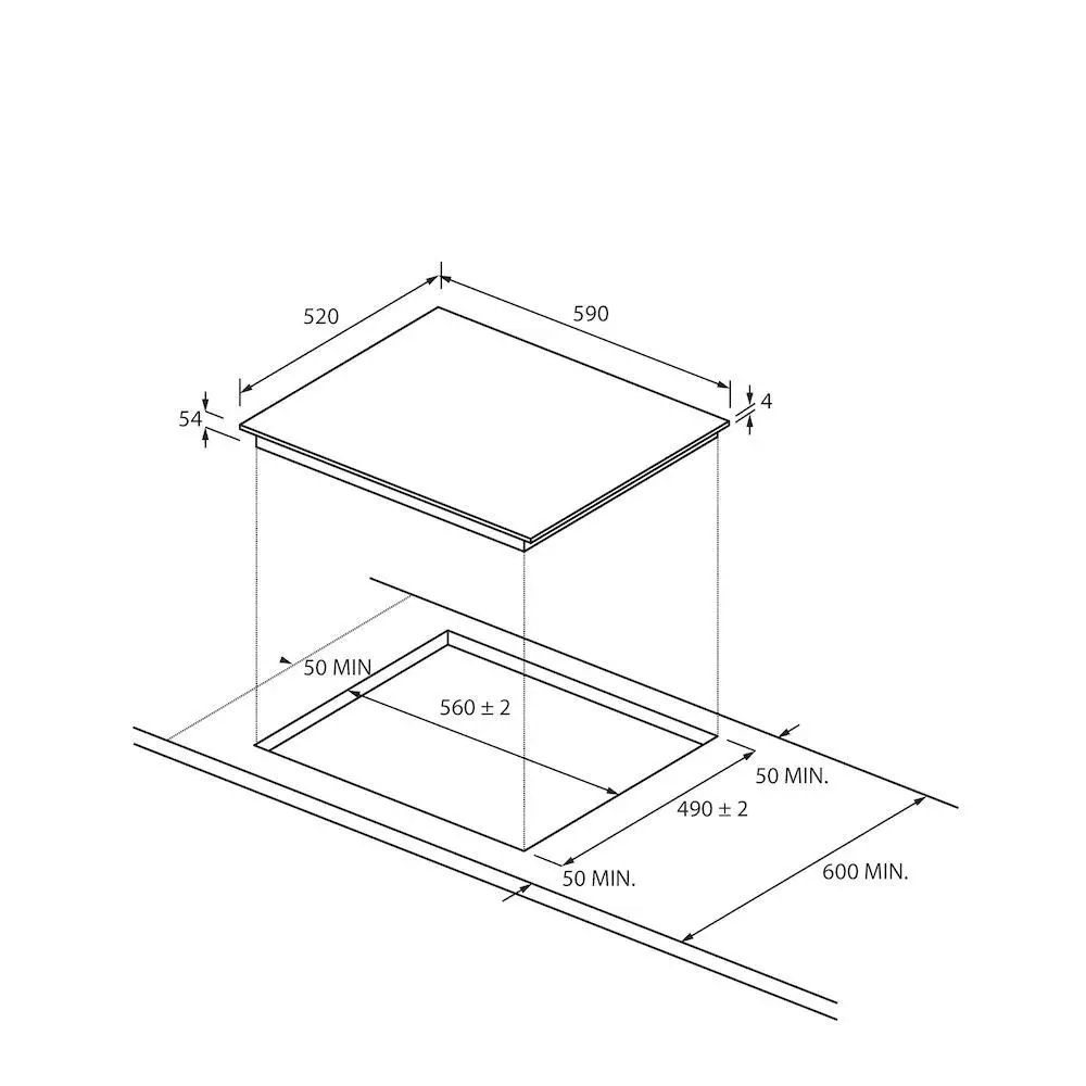 Candy CTP644MCBB/1 59cm, Płyta indukcyjna - cena i opinie - OleOle!