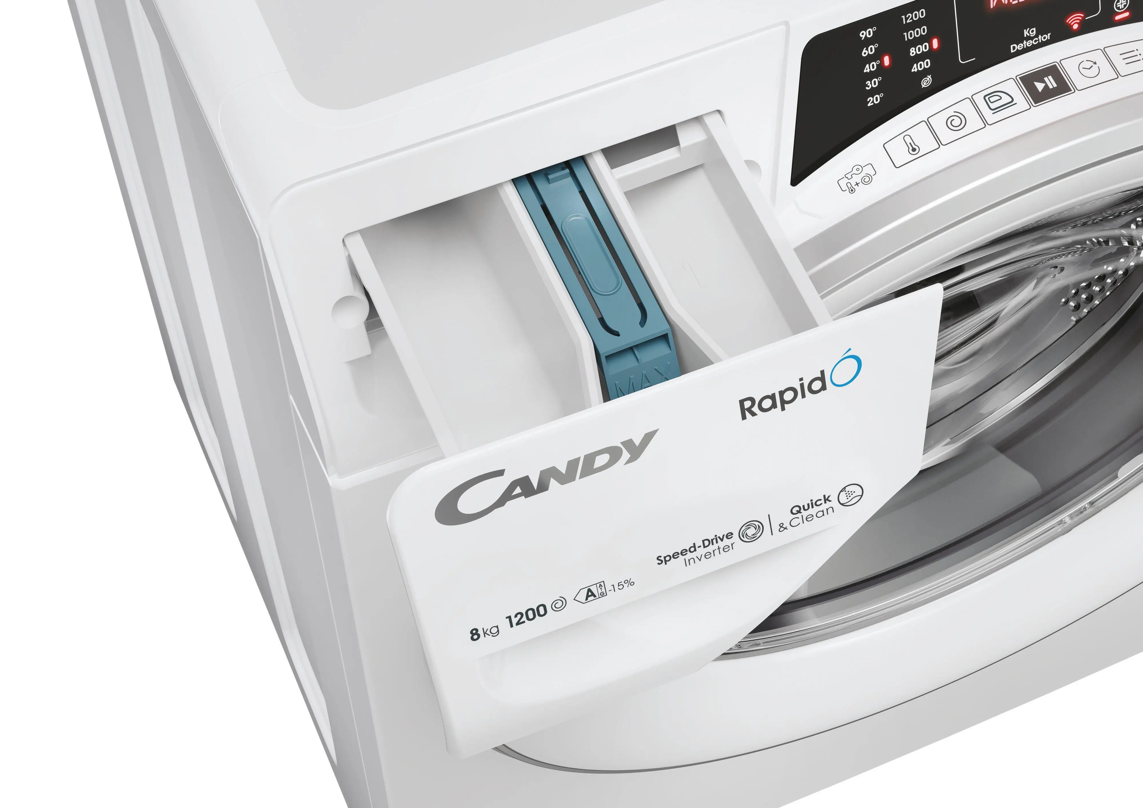Pralka Candy RapidO RO 284DWMS7/1-S Slim 8kg 1200obr/min Zdalne sterowanie