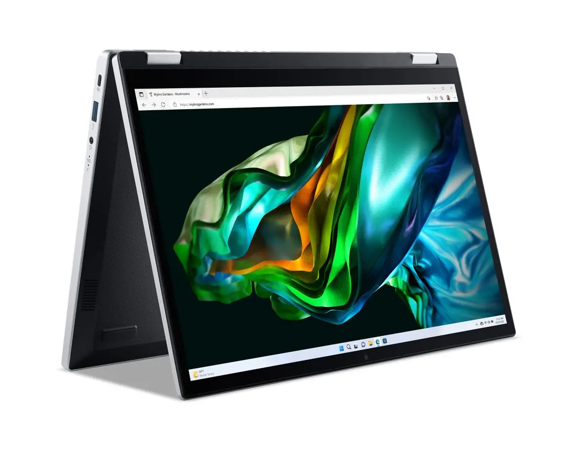 Laptop 2w1 Acer Aspire 3 Spin A3SP14-31PT-39P6 14" i3-N305 8GB RAM 256GB Dysk SSD Win11S Srebrny