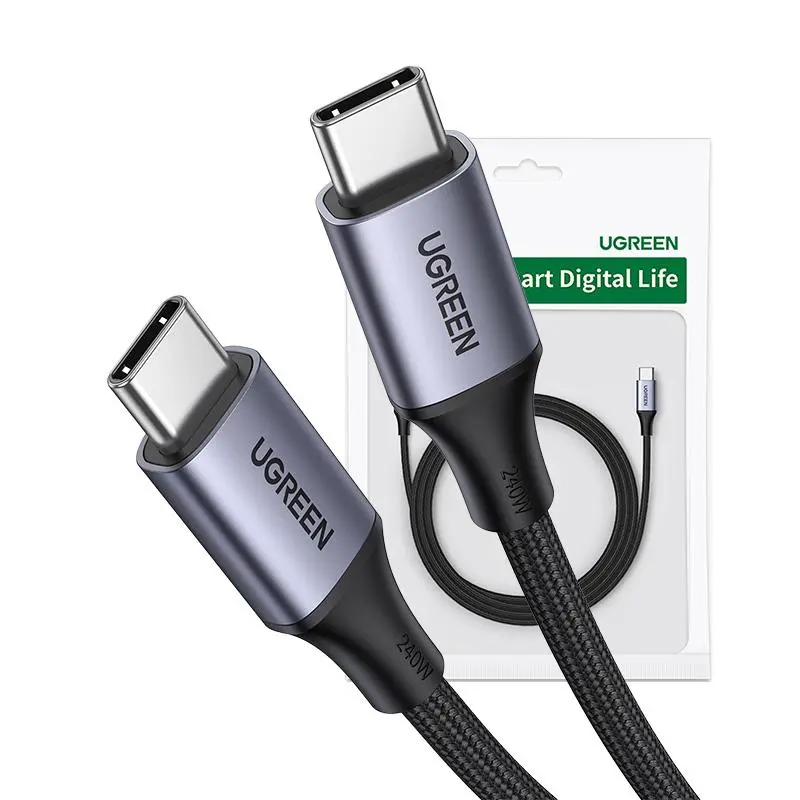 Kabel UGREEN USB-C do USB-C 15311 1m Szary
