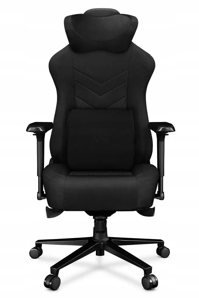 Fotel Yumisu 2053 Tkanina Biurowy do 150kg Tkanina Czarny