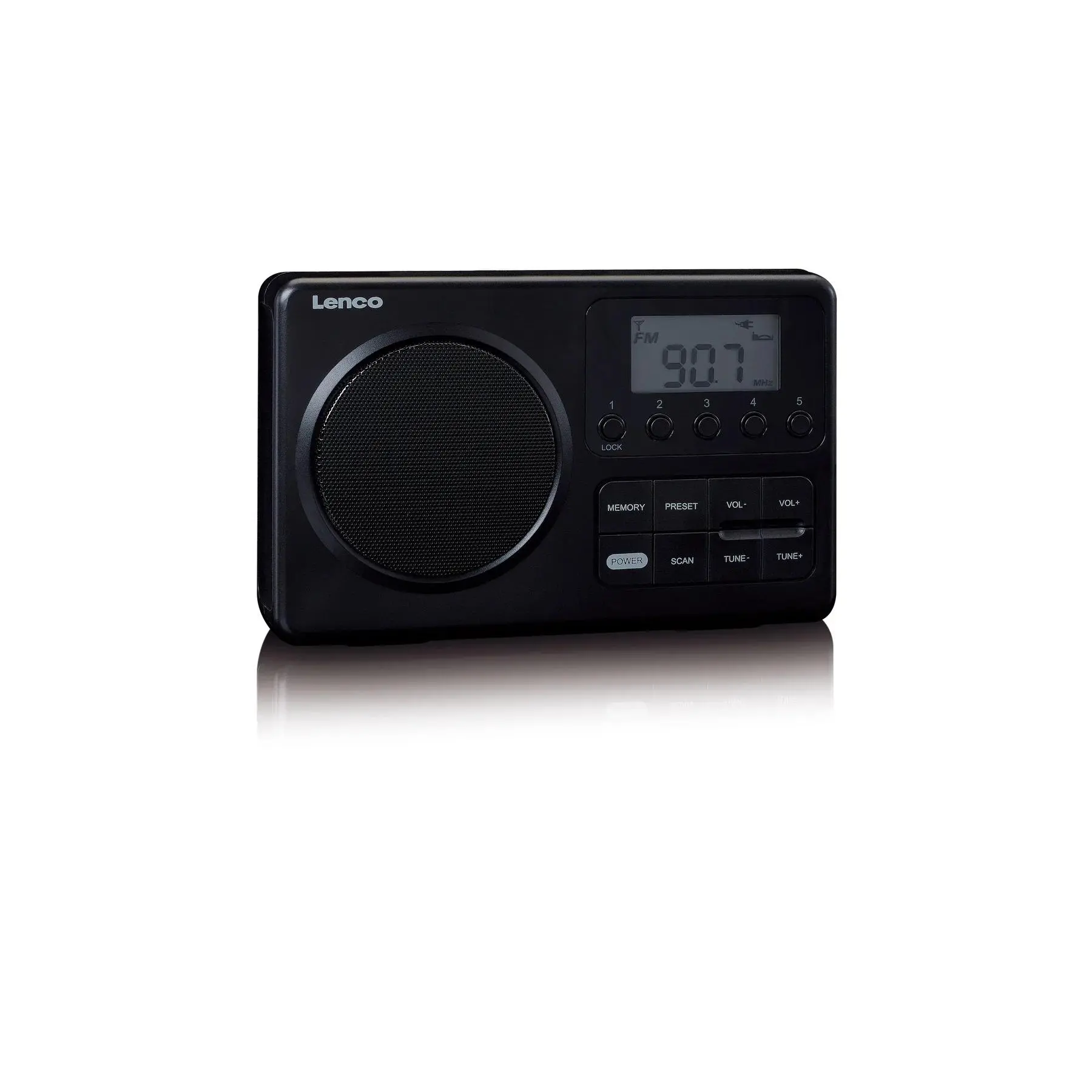 Radioodbiornik Lenco MPR-035BK Radio FM Czarny