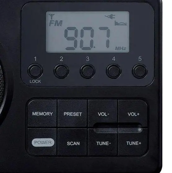 Radioodbiornik Lenco MPR-035BK Radio FM Czarny