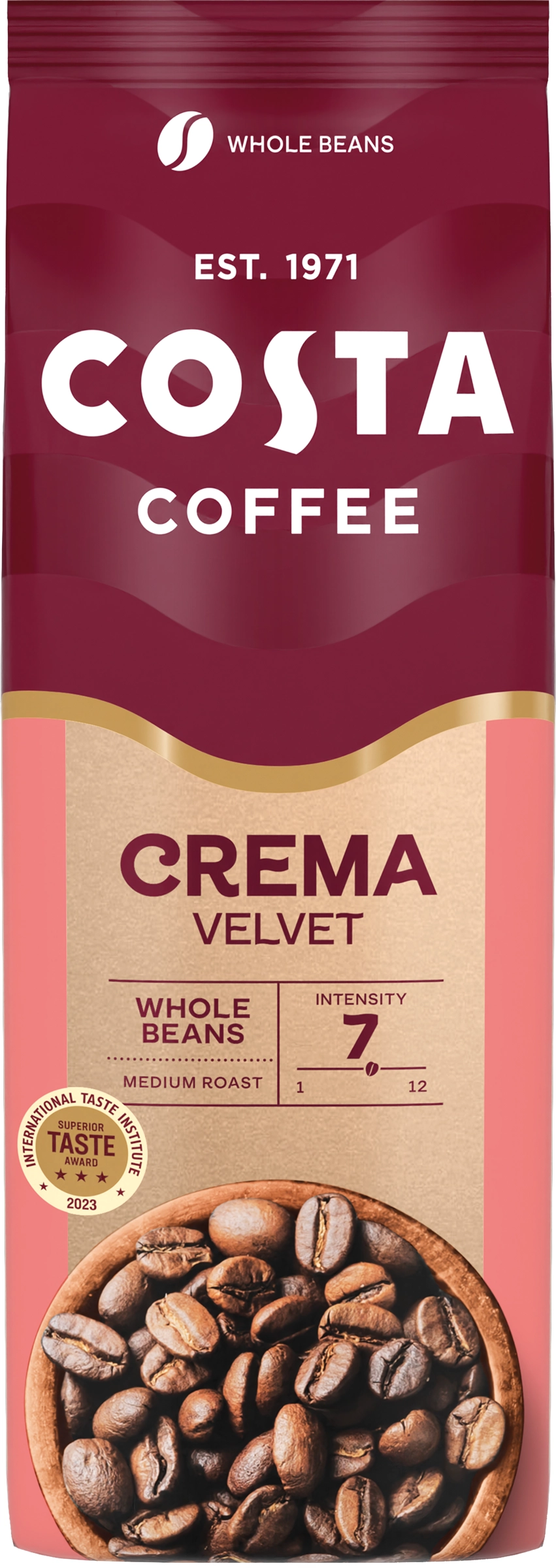 Kawa ziarnista Costa Coffee Crema Velvet 1kg