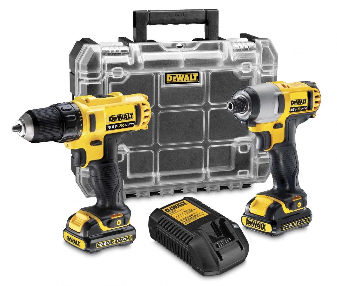 DeWalt zestaw DCD710 + DCF815 + kufer T-STAK V