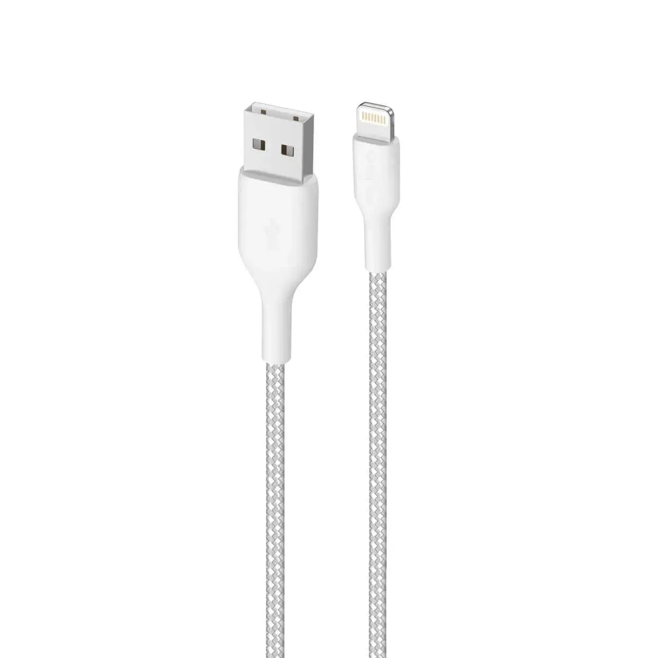 Kabel Puro Fabric Ultra Strong USB-A do Lightning MFi 1,2m Biały