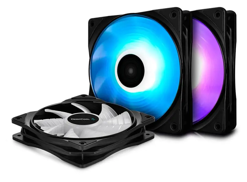 Zestaw wentylatorów DeepCool RF120 120mm 3szt. Czarny