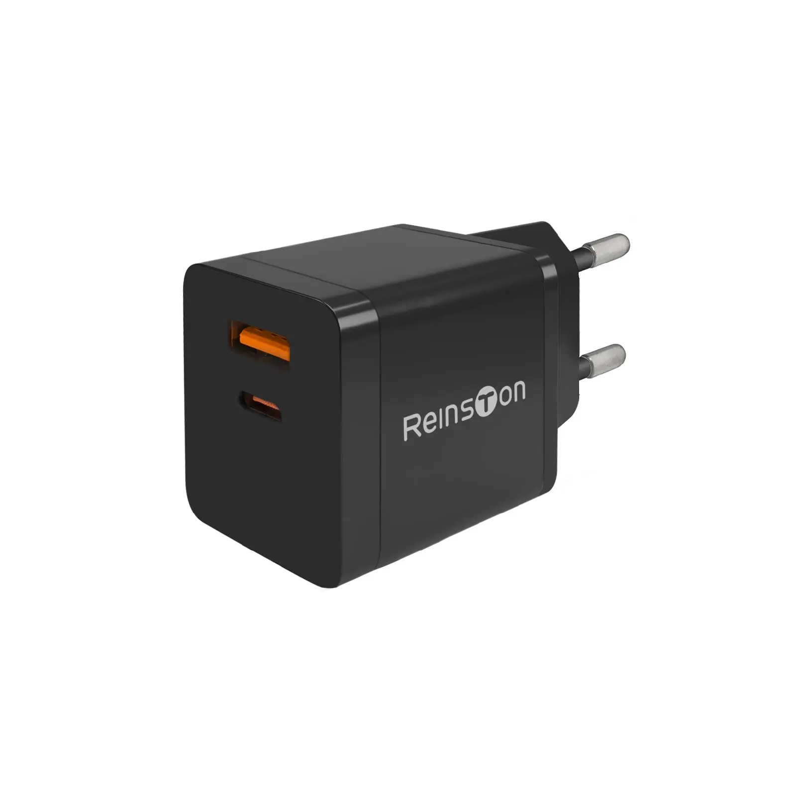 Ładowarka sieciowa Reinston ELSI015 GAN USB-C 65W USB-A 18W Czarny