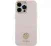 Etui Guess Silicone Logo Strass 4G GUHCP15XM4DGPP do iPhone 15 Pro Max Różowy