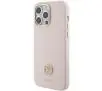 Etui Guess Silicone Logo Strass 4G GUHCP15XM4DGPP do iPhone 15 Pro Max Różowy