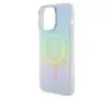 Etui Guess IML Iridescent MagSafe GUHMP15XHITSQ do iPhone 15 Pro Max turkusowy