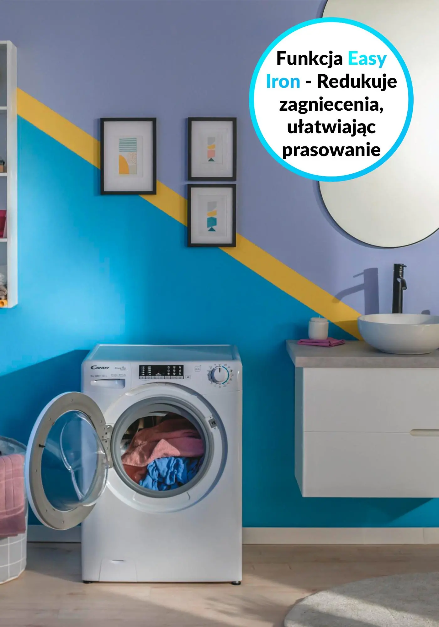 Pralka Candy Smart Pro CO 4104TWM/1-S 10kg 1400 obr/min Zdalne sterowanie