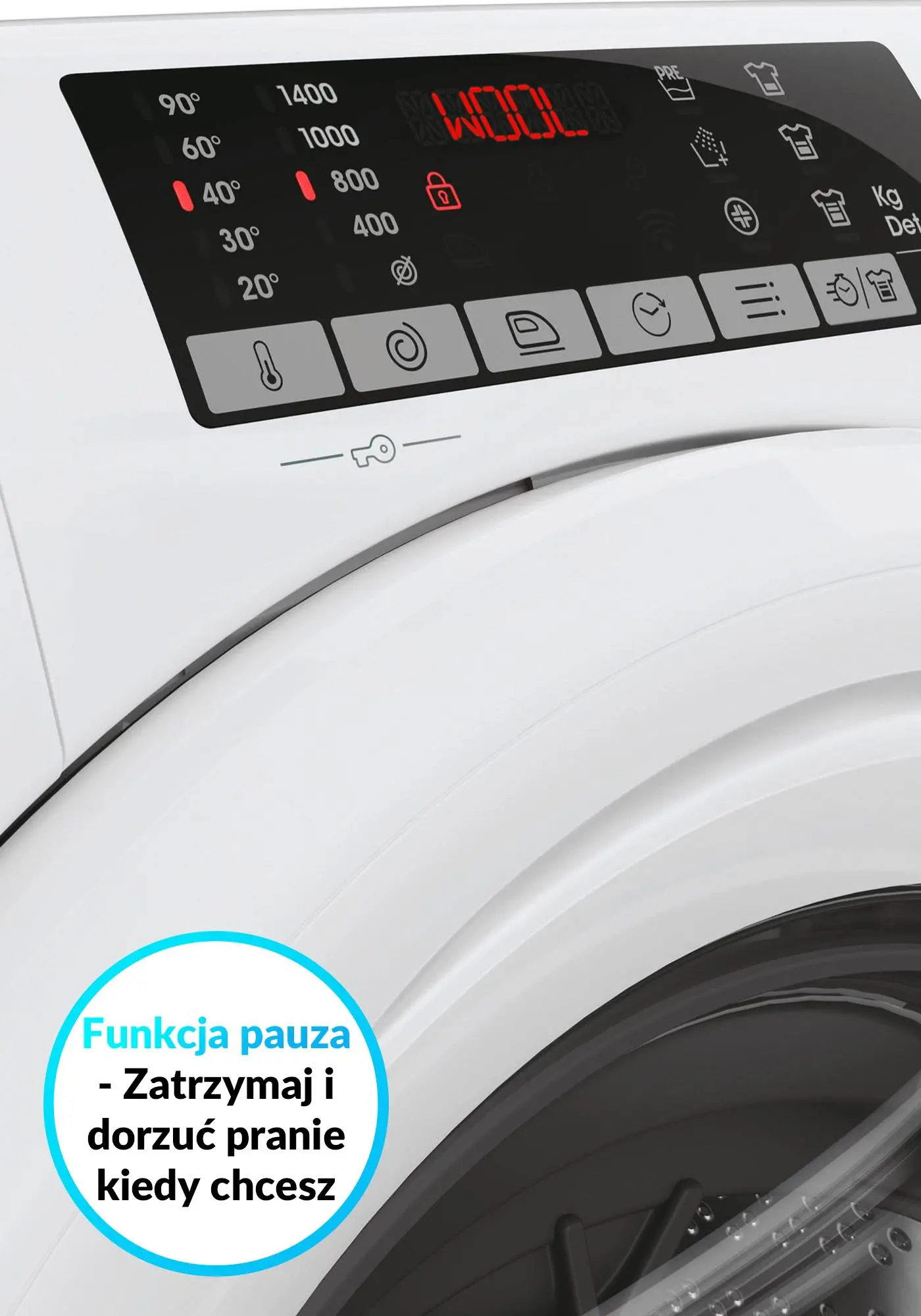 Pralka Candy Smart Pro CO 4104TWM/1-S 10kg 1400 obr/min Zdalne sterowanie