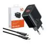 Ładowarka sieciowa Mcdodo CH-0922 USB + USB-C 33W + kabel USB-C Czarny