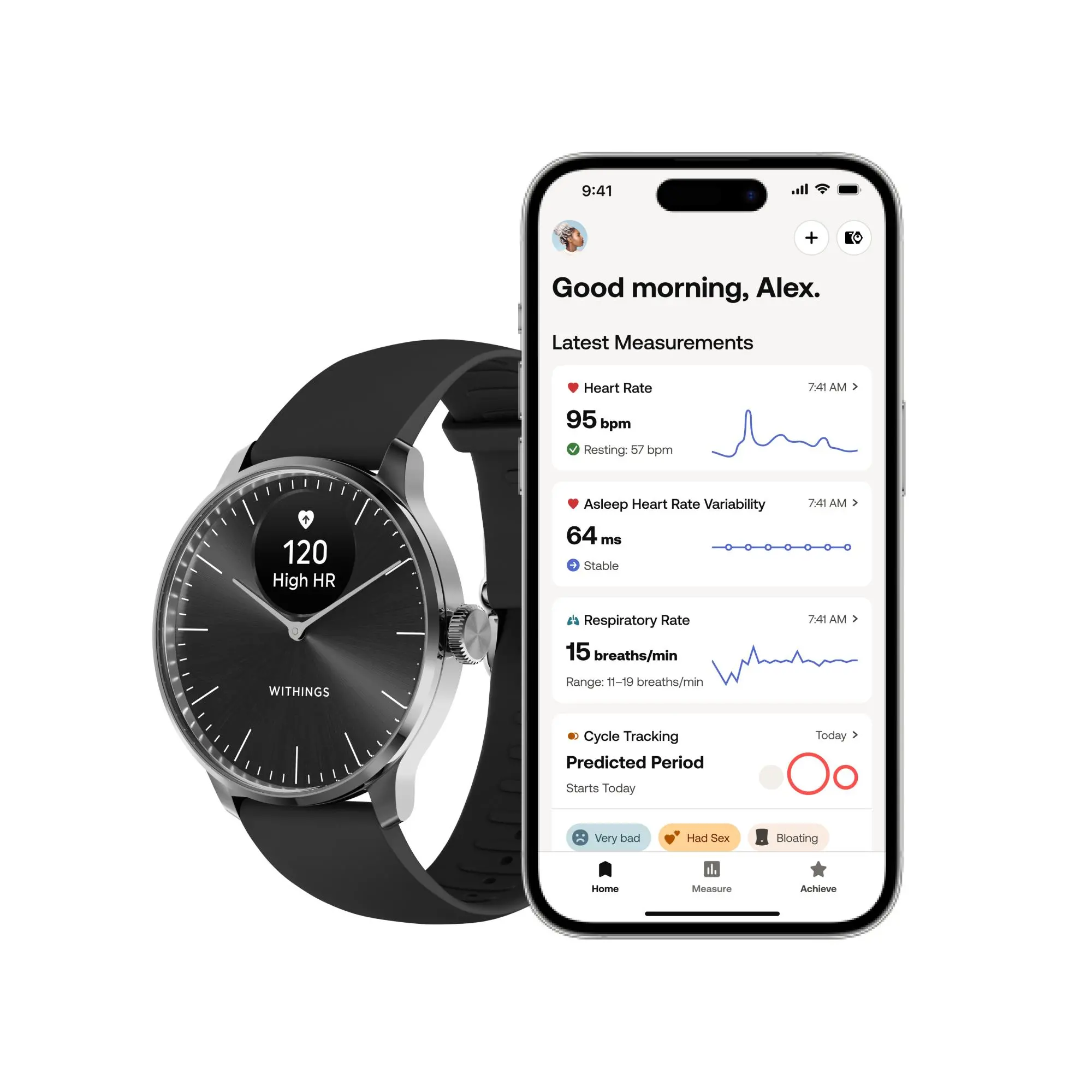 Smartwatch Withings ScanWatch Light 37mm Czarny