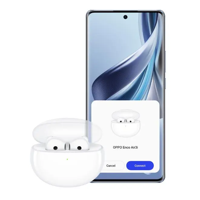 Słuchawki bezprzewodowe OPPO Enco Air3i Douszne Bluetooth 5.3 Biały