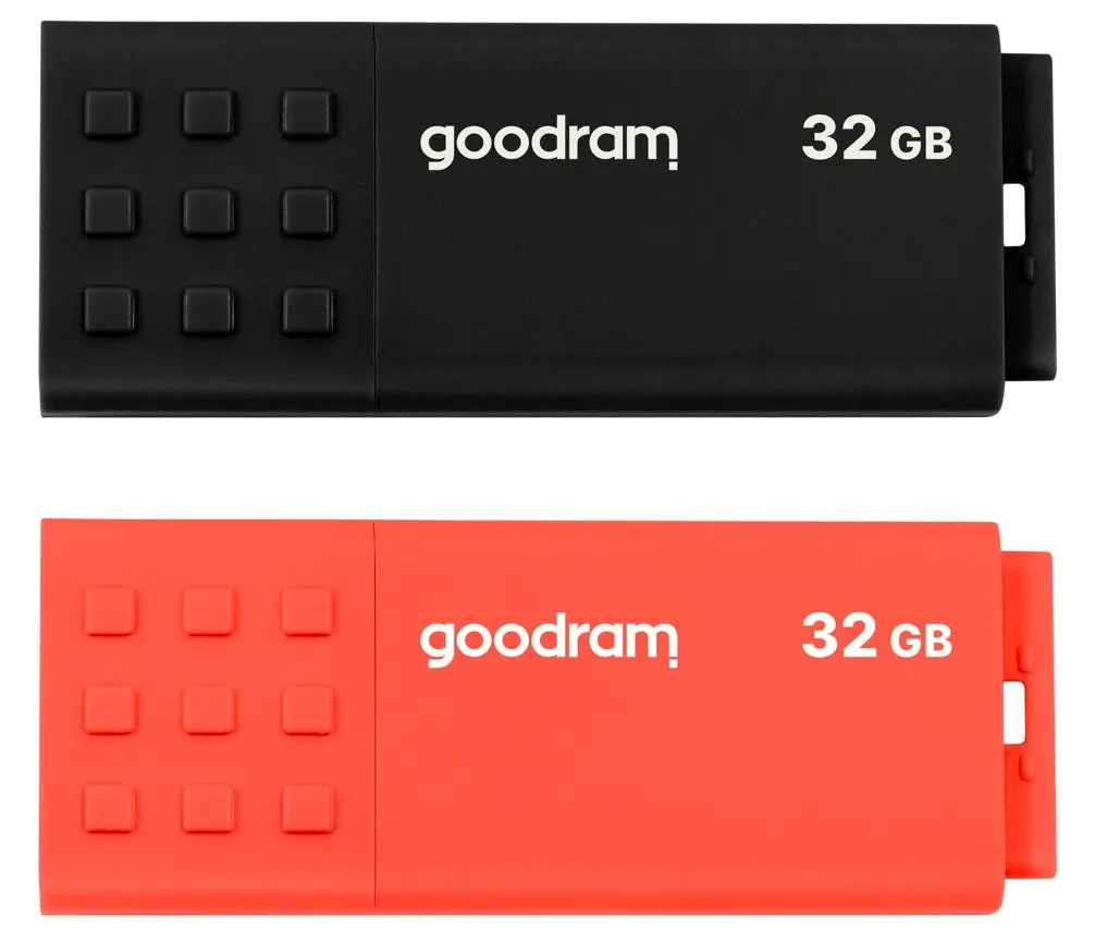 PenDrive GoodRam UME3 Mix Dwupak 2x32GB USB 3.2 Czarno-czerwony