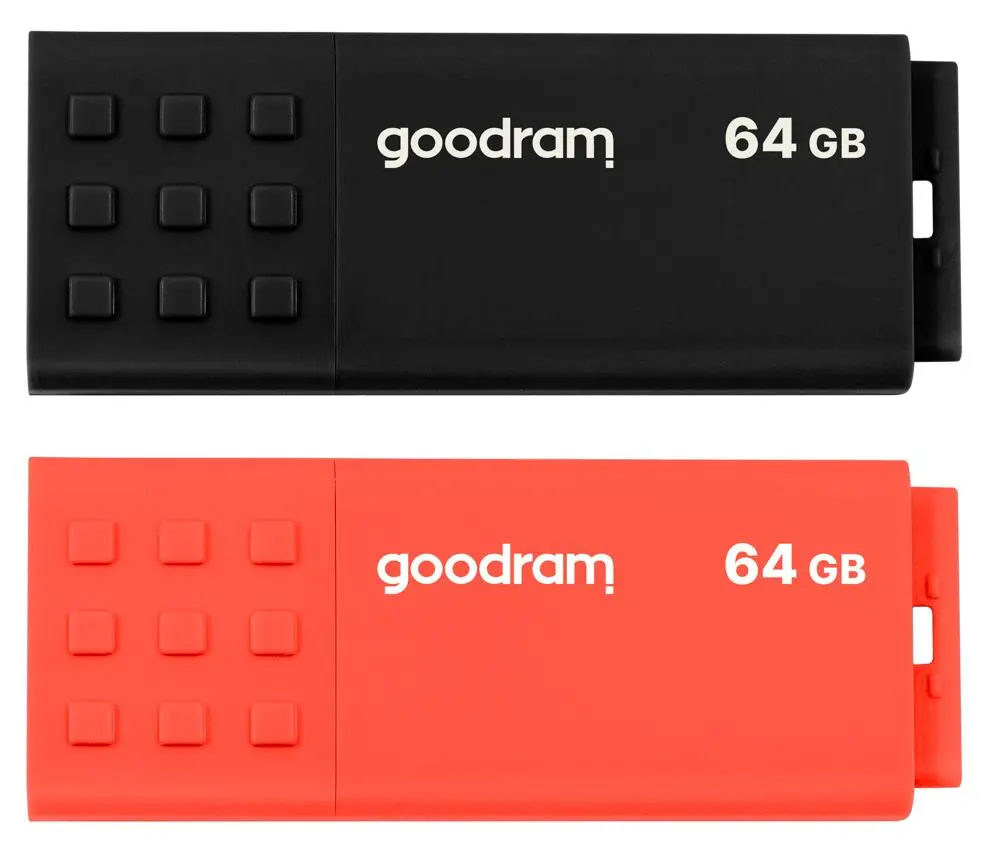 PenDrive GoodRam UME3 Mix Dwupak 2x64GB USB 3.2 Czarno-czerwony