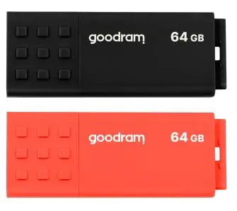 PenDrive GoodRam UME3 Mix Dwupak 2x64GB USB 3.2  Czarno-czerwony