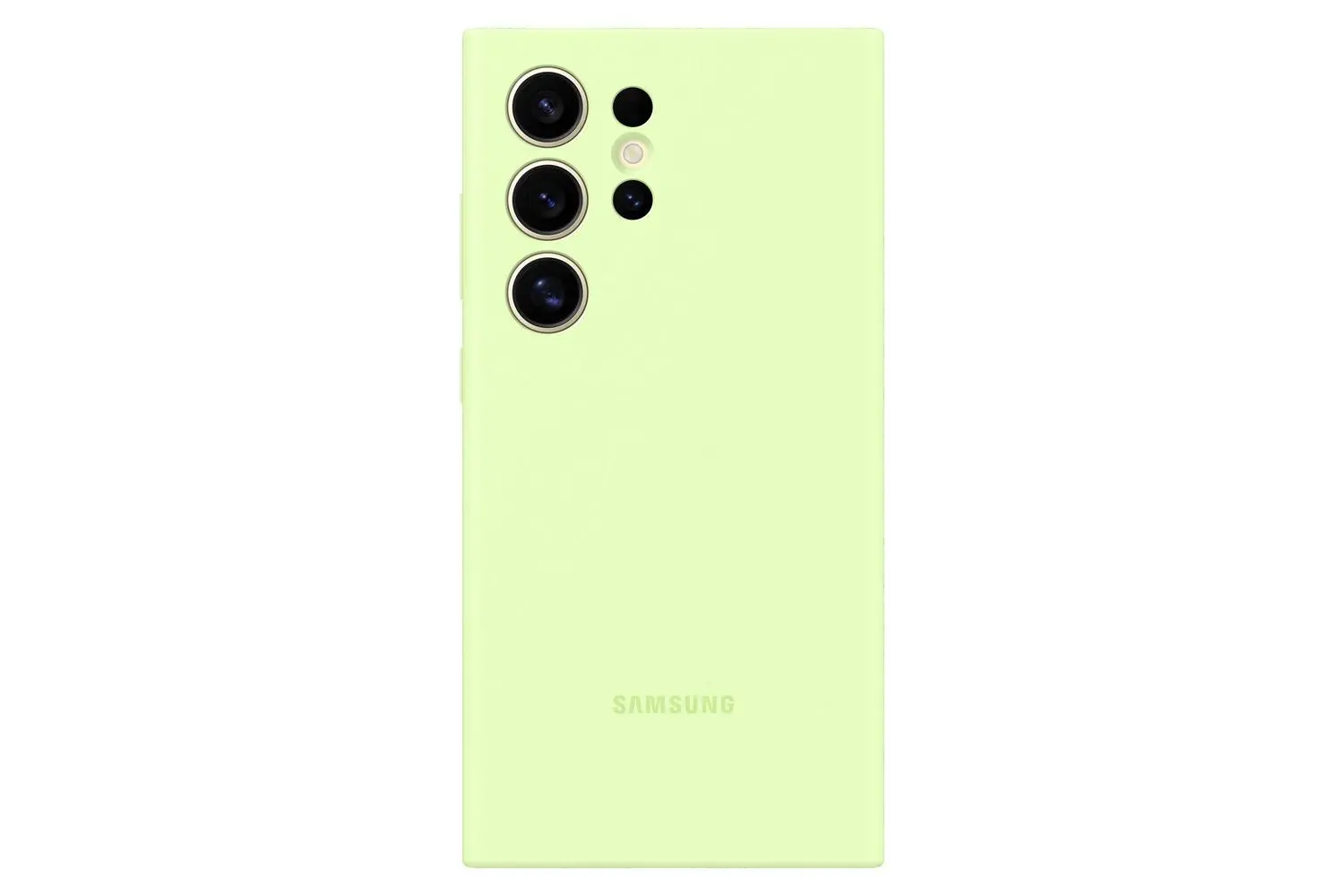 Etui Samsung Silicone Cover do Galaxy S24 Ultra Jasno-zielony