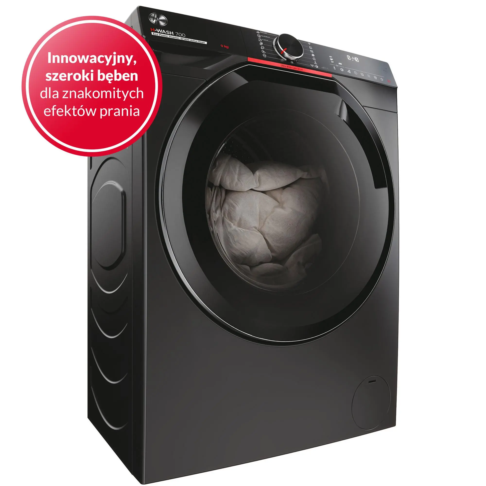 Pralka Hoover H-Wash 700 H7W4 49MBCR-S Slim 9kg 1400obr/min Zdalne sterowanie