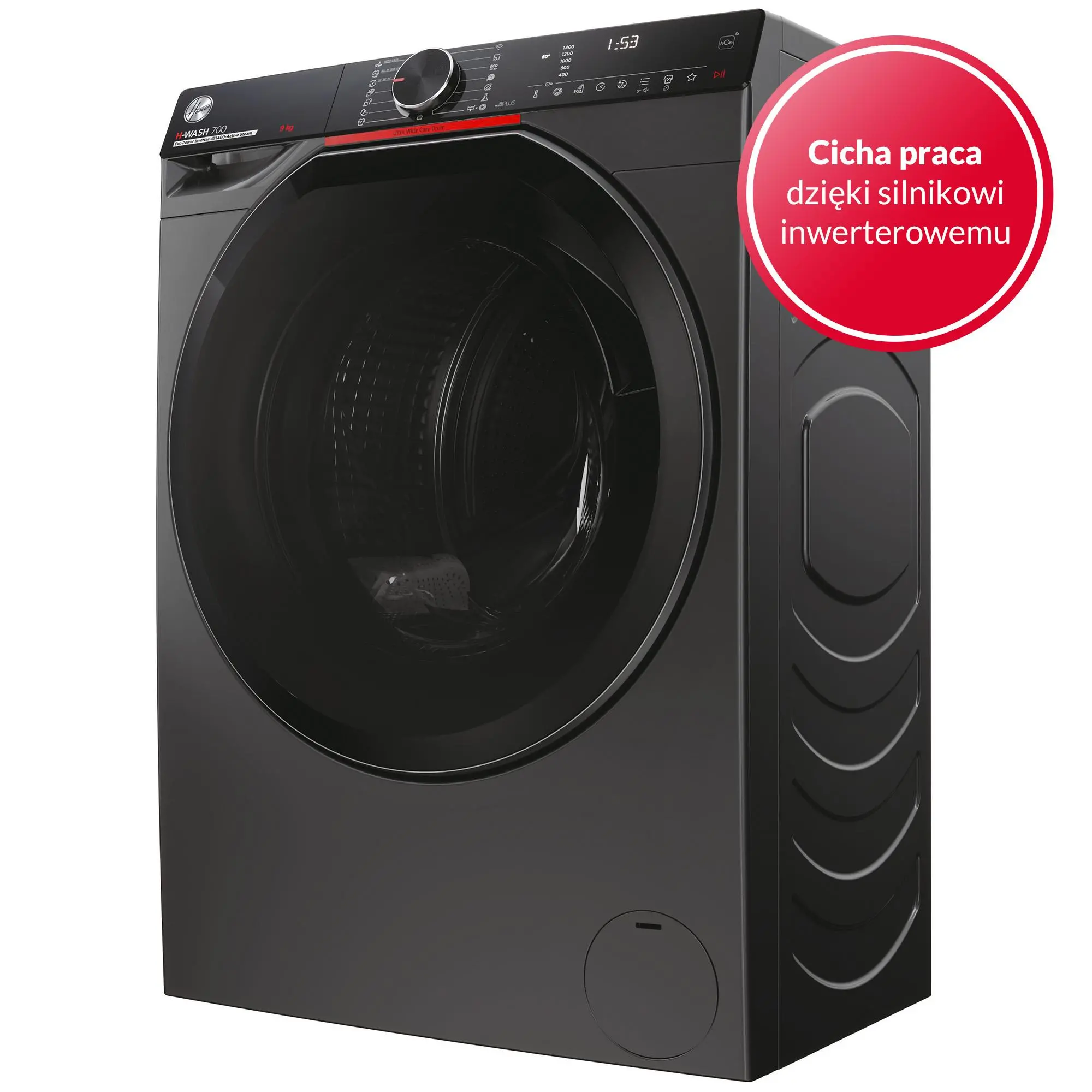 Pralka Hoover H-Wash 700 H7W4 49MBCR-S Slim 9kg 1400obr/min Zdalne sterowanie
