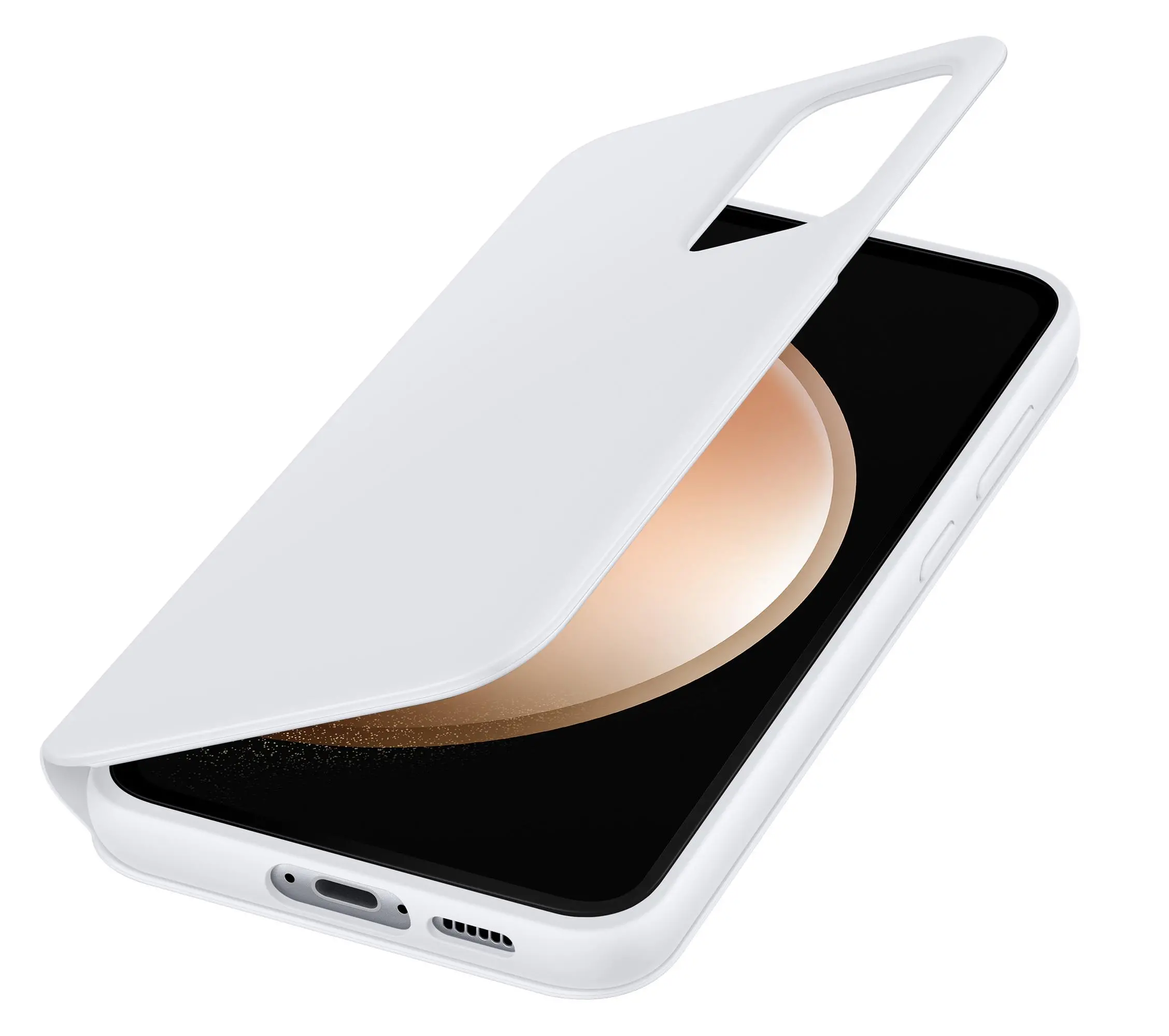 Etui Samsung Smart Clear View Cover do Galaxy S23 FE Biały