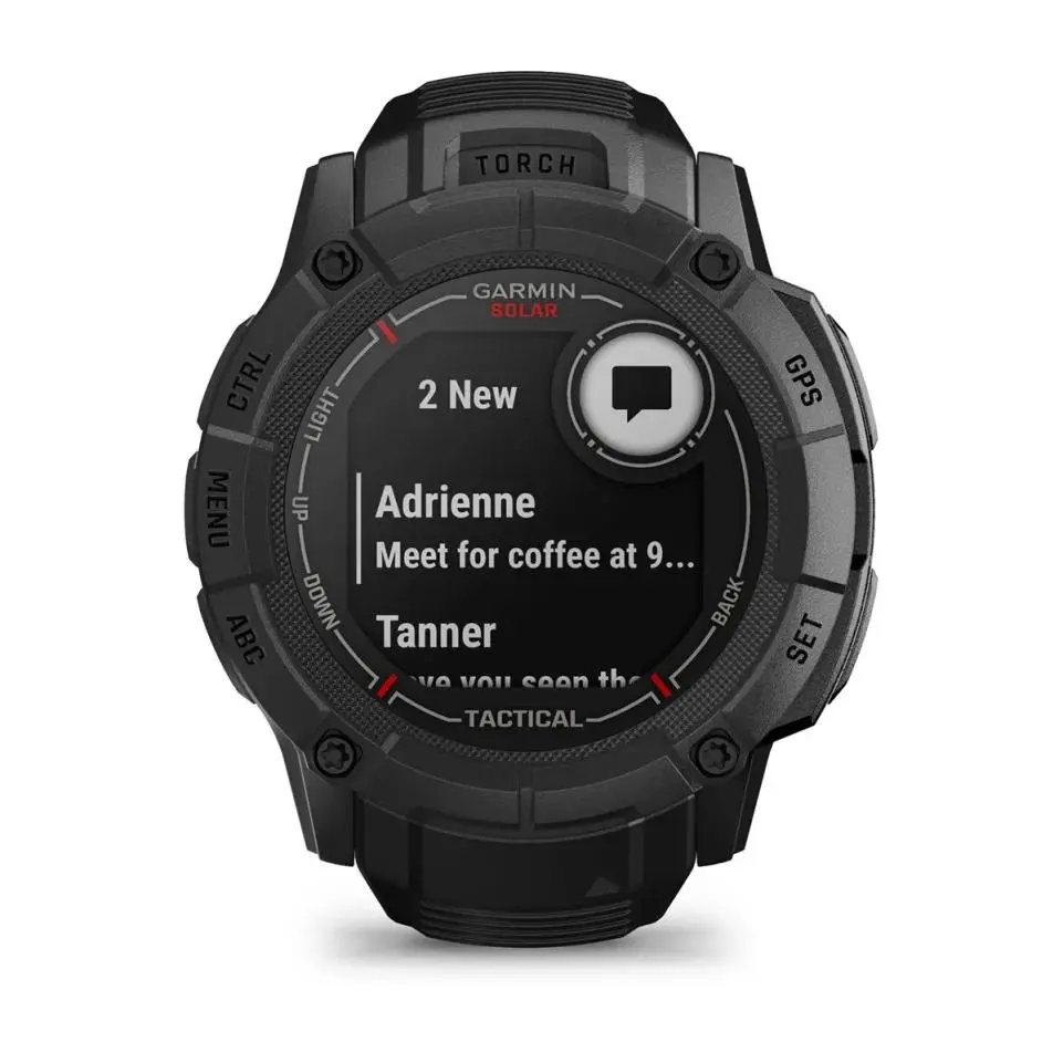 Smartwatch Garmin Instinct 2x Solar Tactical 50mm GPS Czarny