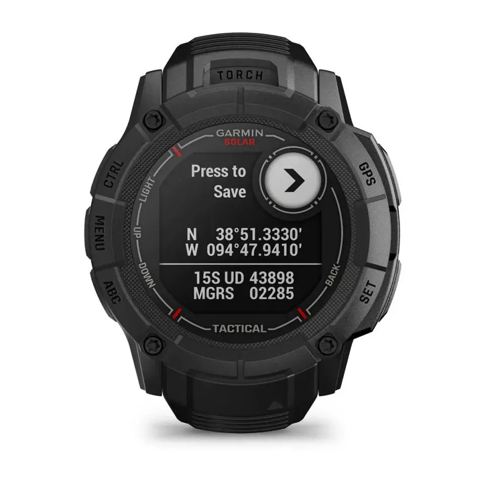 Smartwatch Garmin Instinct 2x Solar Tactical 50mm GPS Czarny
