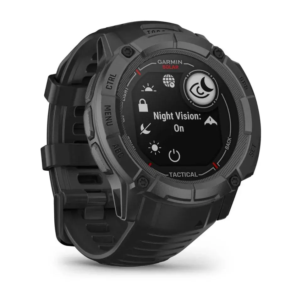 Smartwatch Garmin Instinct 2x Solar Tactical 50mm GPS Czarny
