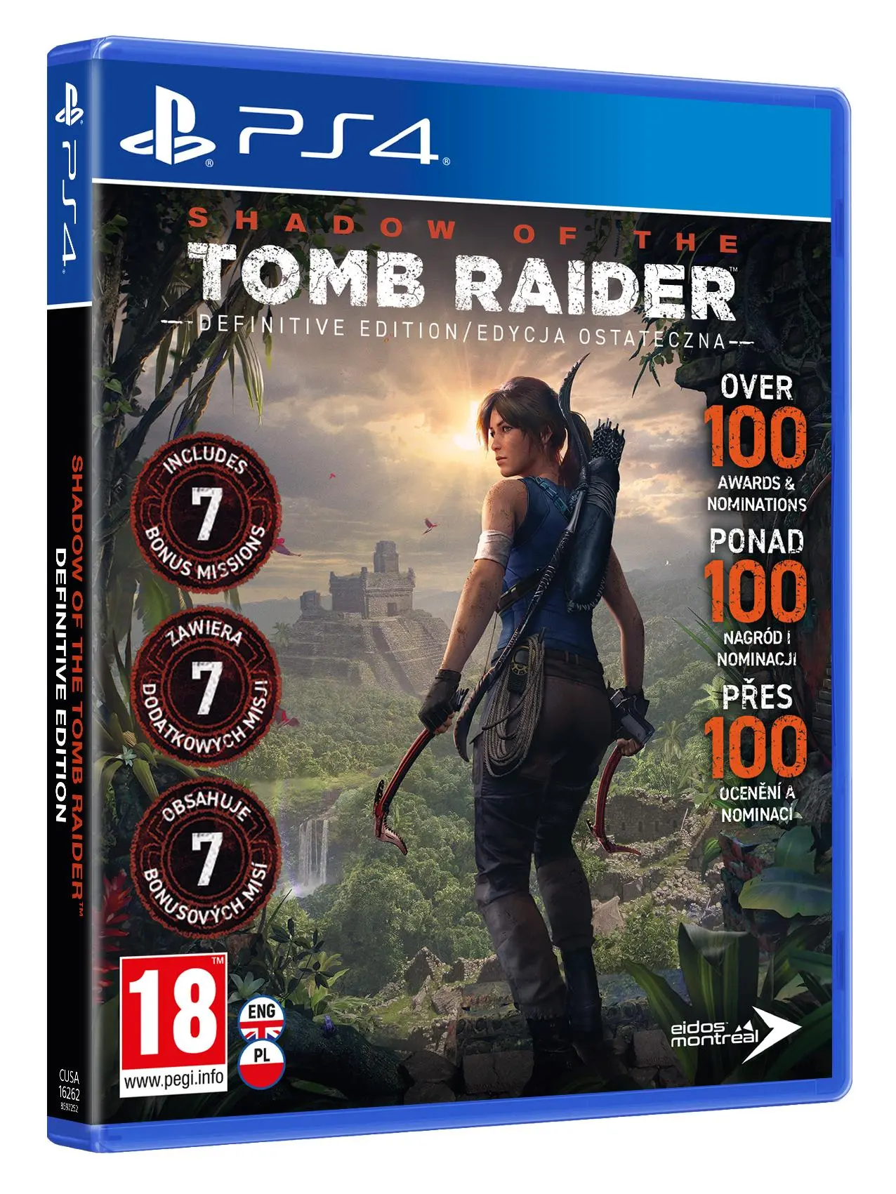Shadow of the Tomb Raider Edycja Definitywna Gra na PS4 (Kompatybilna z PS5)
