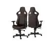 Fotel Noblechairs EPIC Java Edition Gamingowy do 120kg Skóra ECO High Tech Brązowy