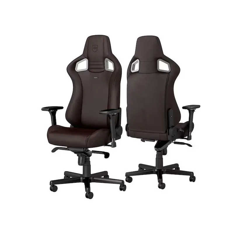 Fotel Noblechairs EPIC Java Edition Gamingowy do 120kg Skóra ECO High Tech Brązowy