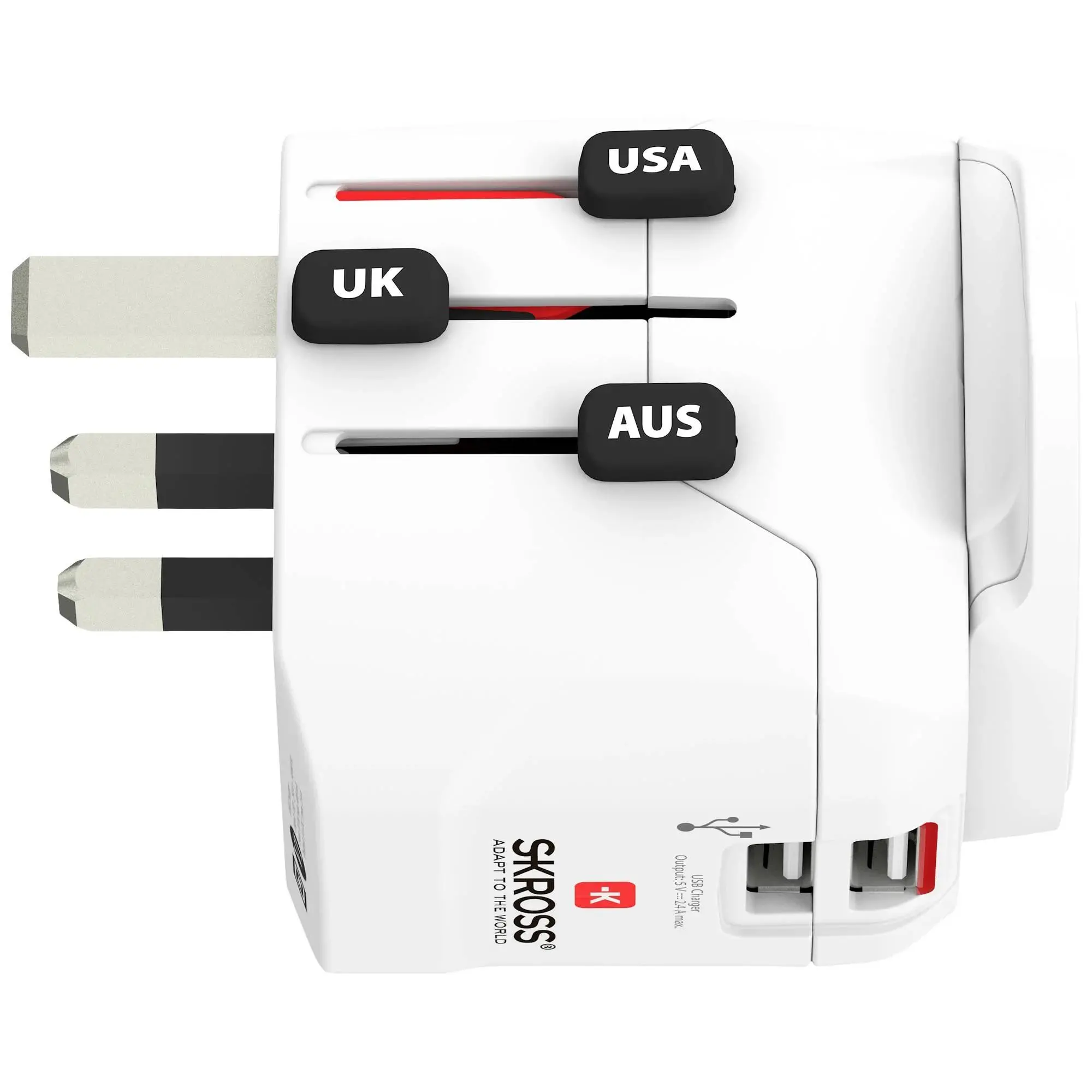 Adapter podróżny Skross PRO Light 2xUSB World (1.302470)