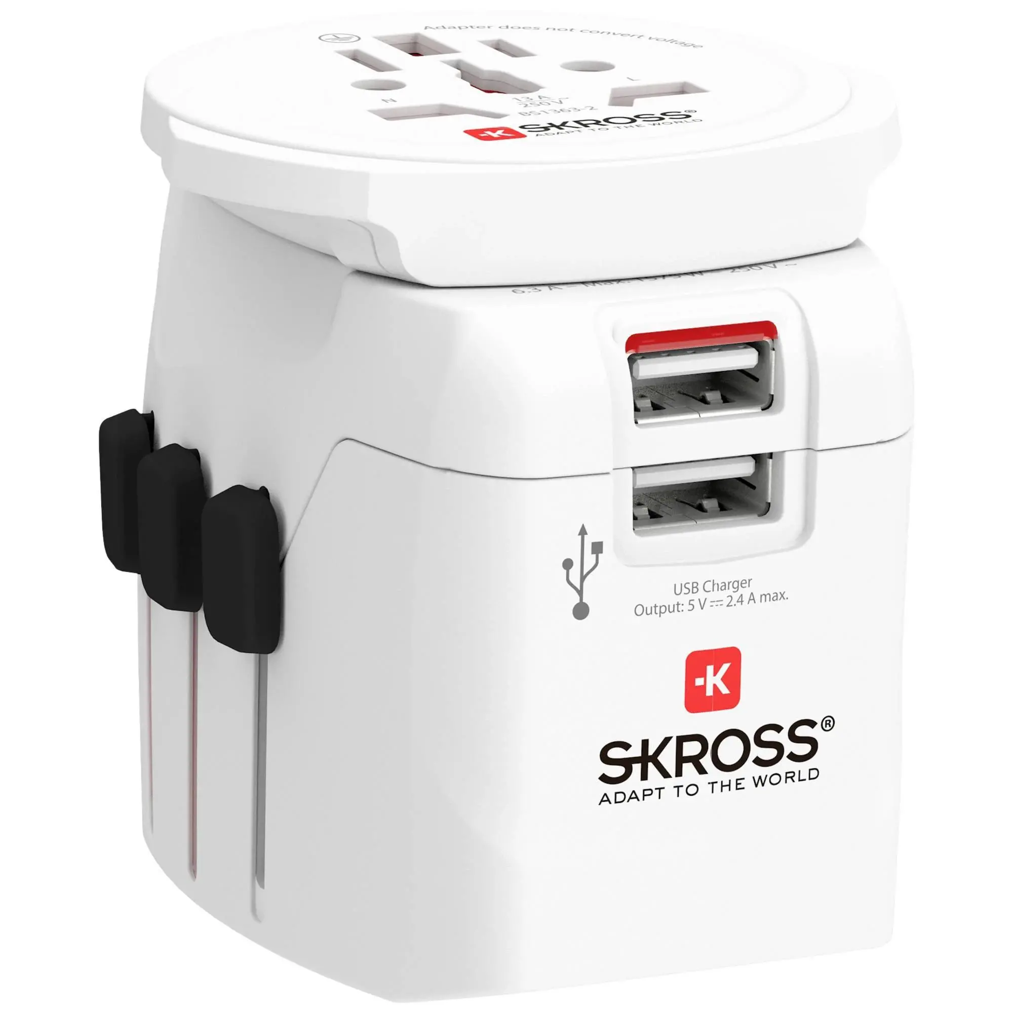 Adapter podróżny Skross PRO Light 2xUSB World (1.302470)