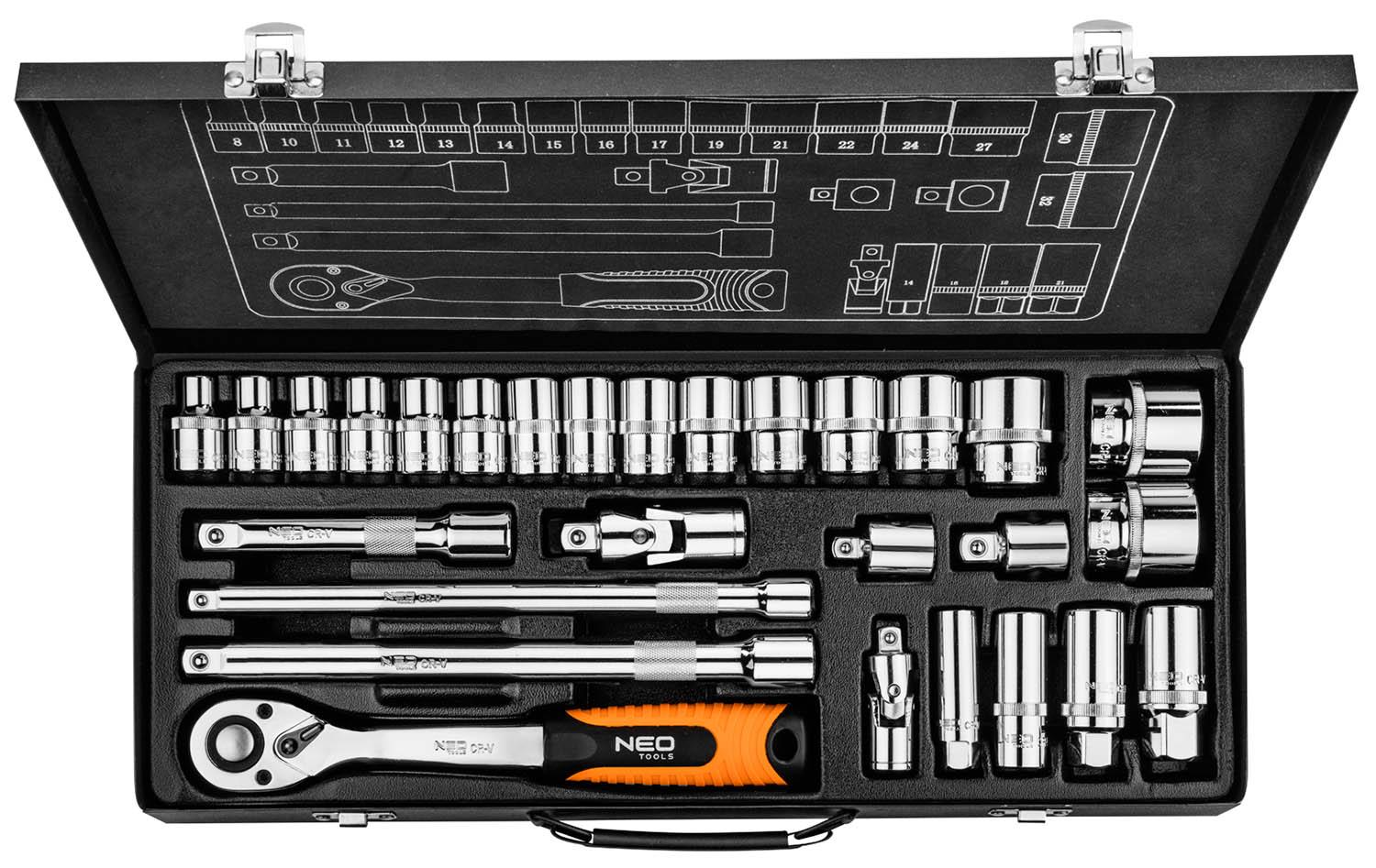 NEO Tools 08-677 3/8" 28 szt.