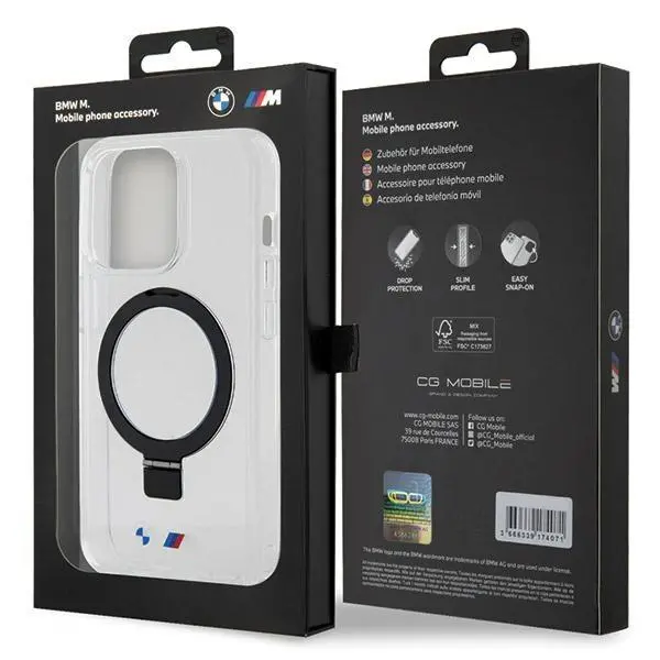 Etui BMW Ring Stand M Collection MagSafe BMHMP15XURST do iPhone 15 Pro Max