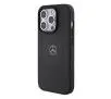 Etui Mercedes-Benz Crossed Lines Pattern Leather MagSafe MEHMP15X23RMMK do iPhone 15 Pro Max Czarny