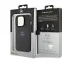 Etui Mercedes-Benz Crossed Lines Pattern Leather MagSafe MEHMP15X23RMMK do iPhone 15 Pro Max Czarny