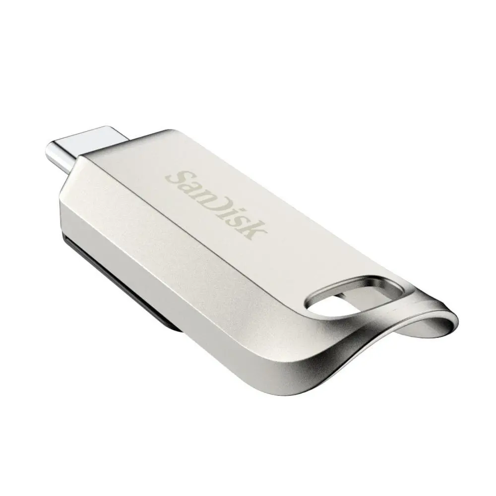 PenDrive SanDisk Ultra Luxe 256GB USB 3.2 Typ C Srebrny