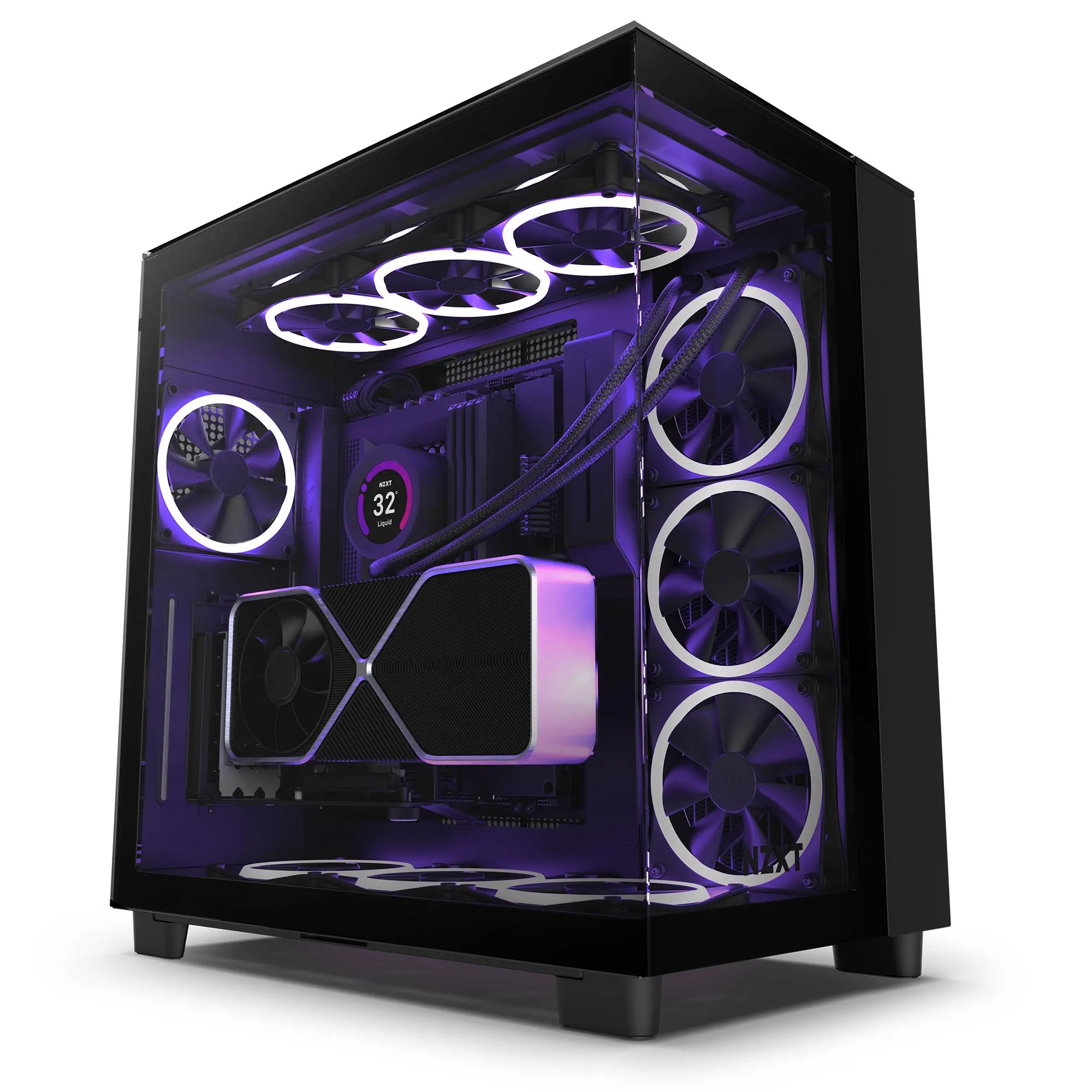 Obudowa NZXT H9 Elite okno RGB Czarny