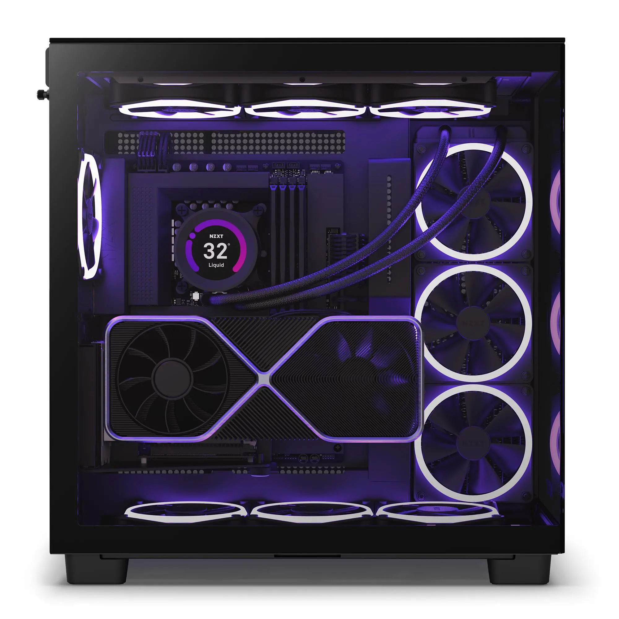 Obudowa NZXT H9 Elite okno RGB Czarny