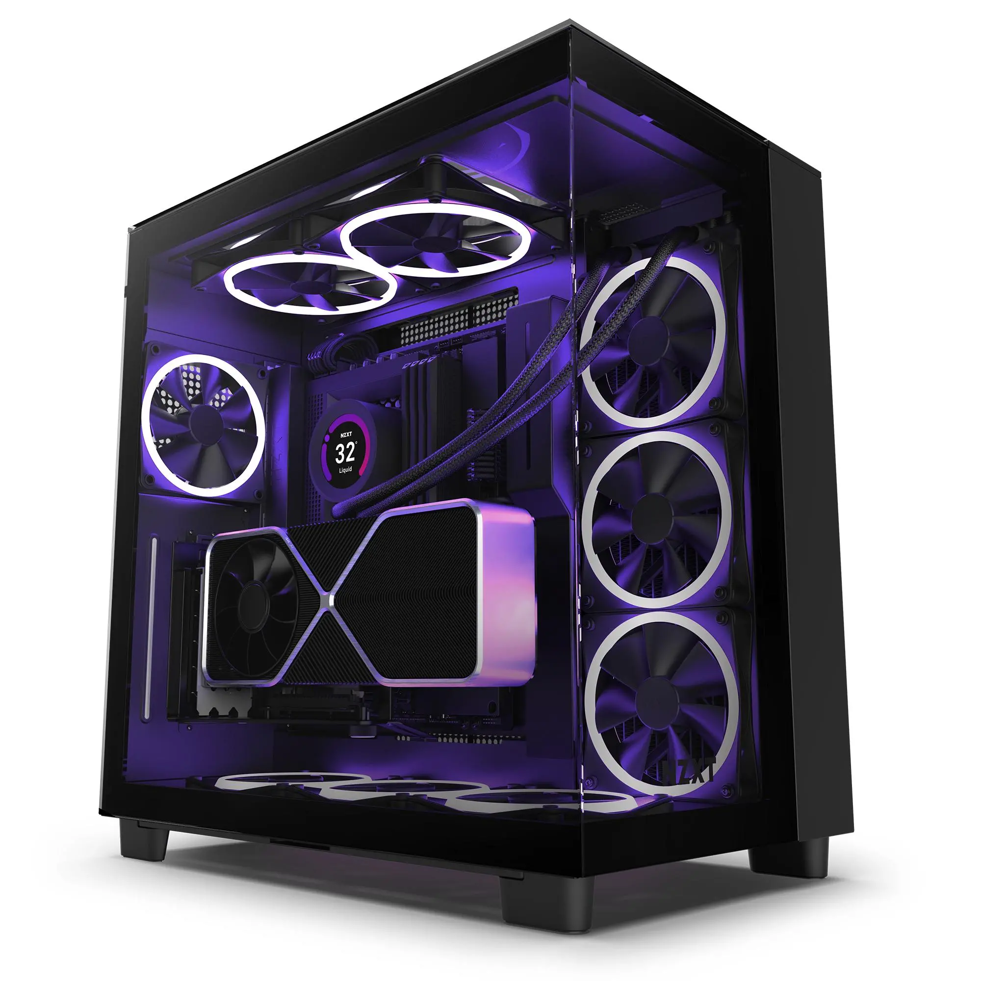 Obudowa NZXT H9 Elite okno RGB Czarny