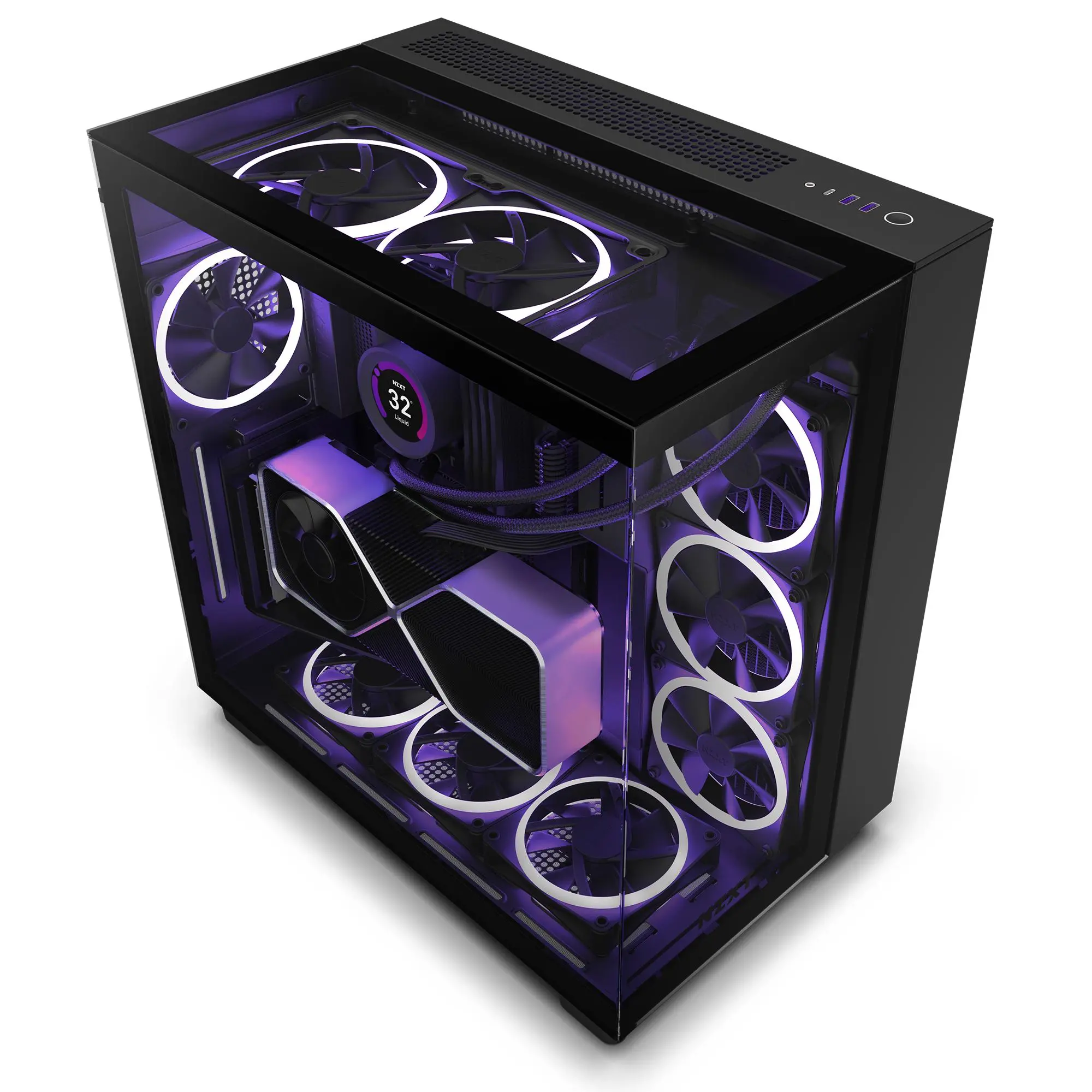 Obudowa NZXT H9 Elite okno RGB Czarny