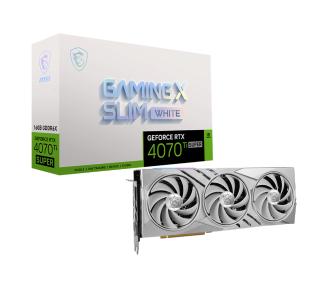 Karta graficzna MSI GeForce RTX 4070 Ti Super Gaming X Slim White 16GB GDDR6X 256bit DLSS 3