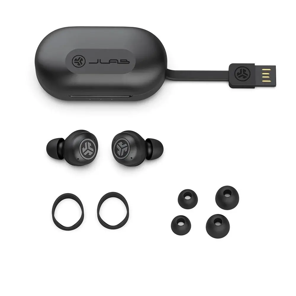 Słuchawki bezprzewodowe JLab Air Pro Dokanałowe Bluetooth 5.1 Czarny